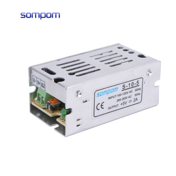 OEM/ODM Manufacturer Smps AC to DC 5V 2A Metal Case 10W LED Power Supply